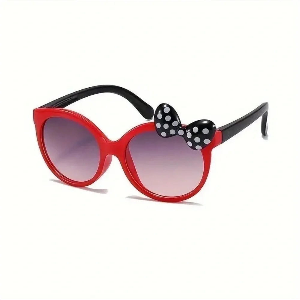 NWT Adorable Sweet Bow Decor Glasses for Little Girls- Minnie Mouse Inspired